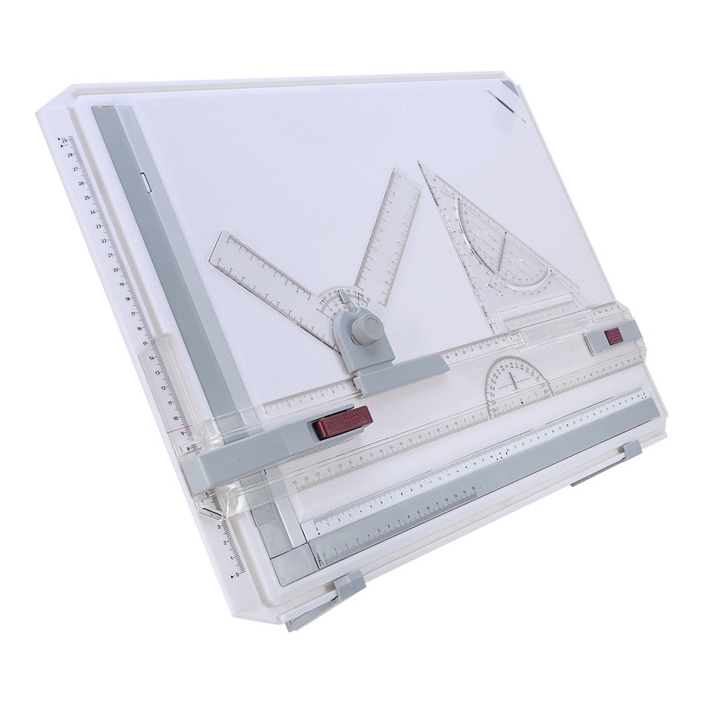 Hot A3 Drawing Board Portable Drafting Kit Table With Ruler UTS