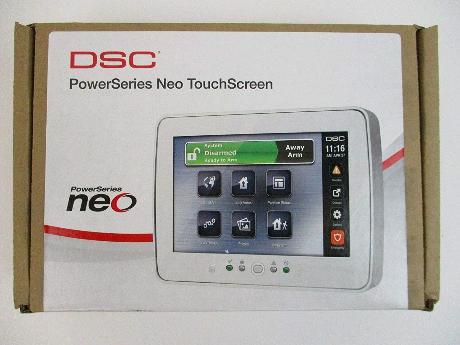 DSC HS2TCHP - 7 Inch Touchscreen Alarm Keypad with Prox Support