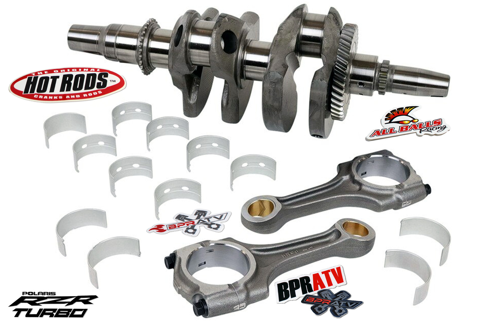 Hot Rods Crankshaft Kit Polaris RZR Turbo Bearings Seal RZR XP Turbo S 2018–2020