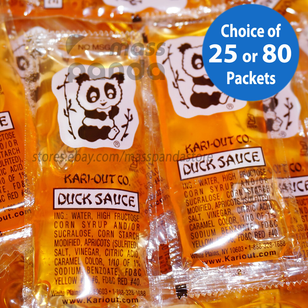 Kari-Out Chinese Duck Sauce, 8g Restaurant Portion Packets, Individually Packed
