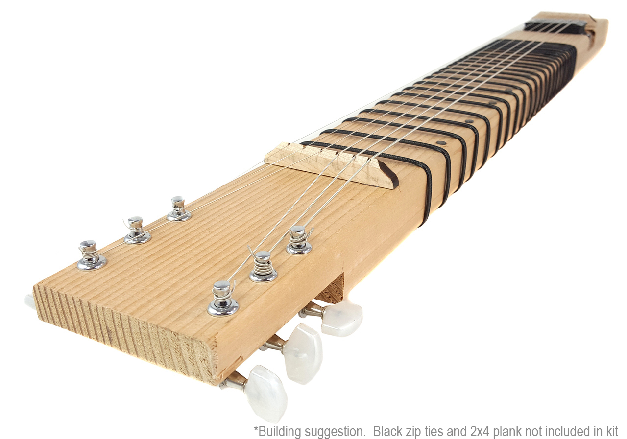 2x4 Lap Steel Guitar Kit - the DIY Electric Slide Guitar: You Supply the 2x4!