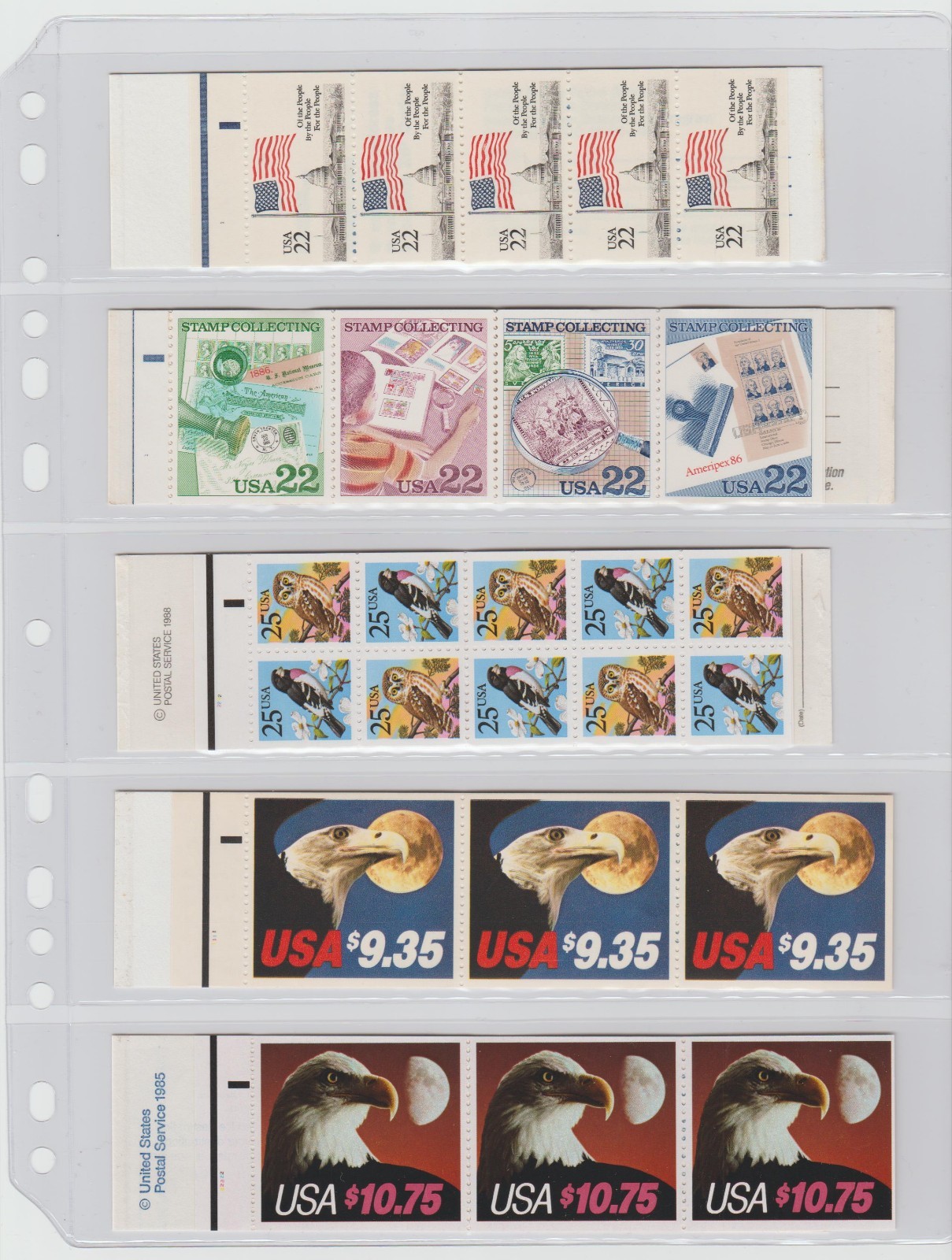 30 Anchor 5C ( 5-rows) Crystal-Clear Stock Sheets / Single Sided- FREE Shipping.