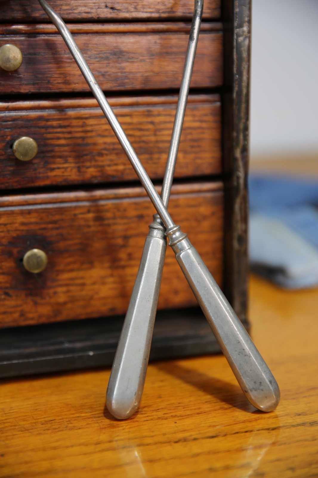 Antique Surgical Medical Tool embalming Undertaker Scalpel Oddity Germany VTG