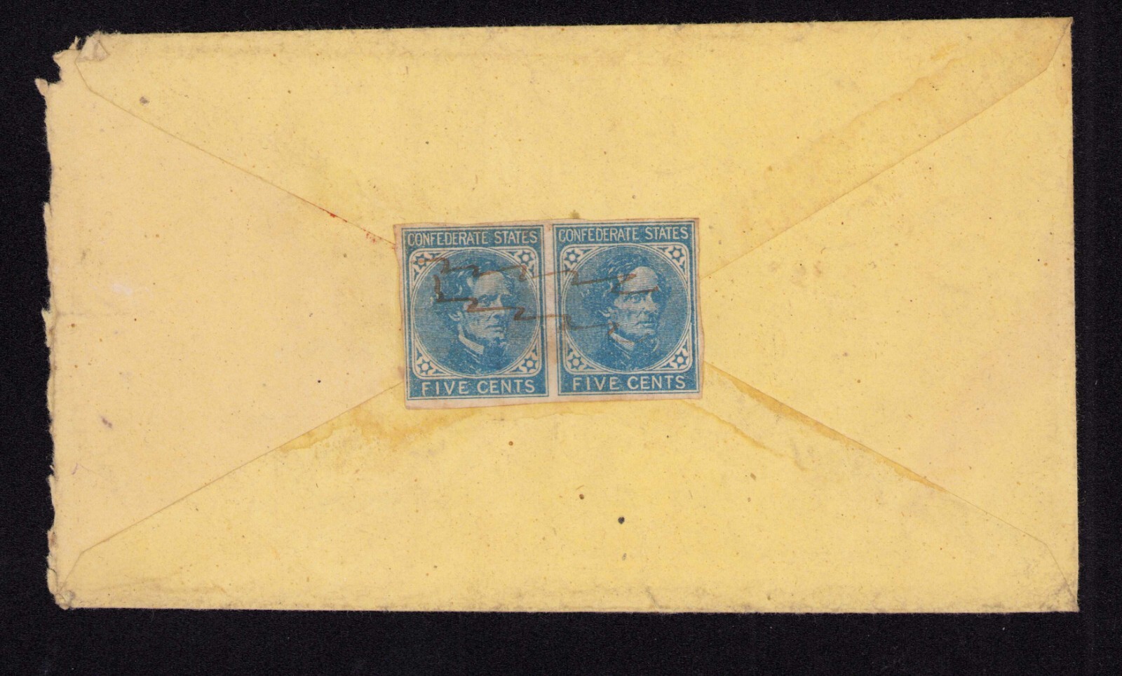 CSA Cover from Pierceville VA to Loving Creek, Bedford County - SC 6 Pair