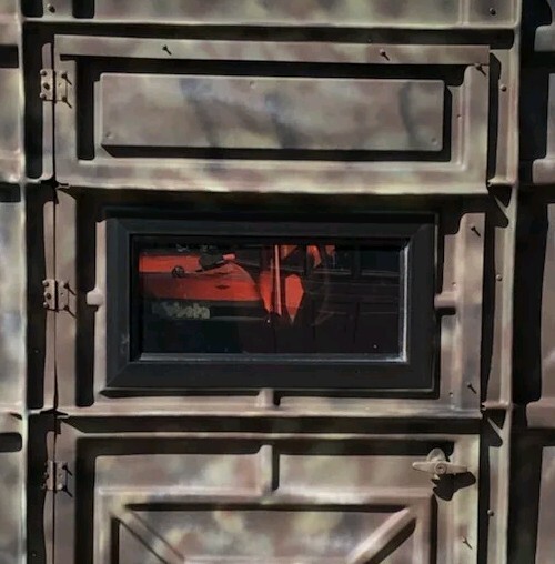 (4) Four Tinted Deer Hunting Blind Windows