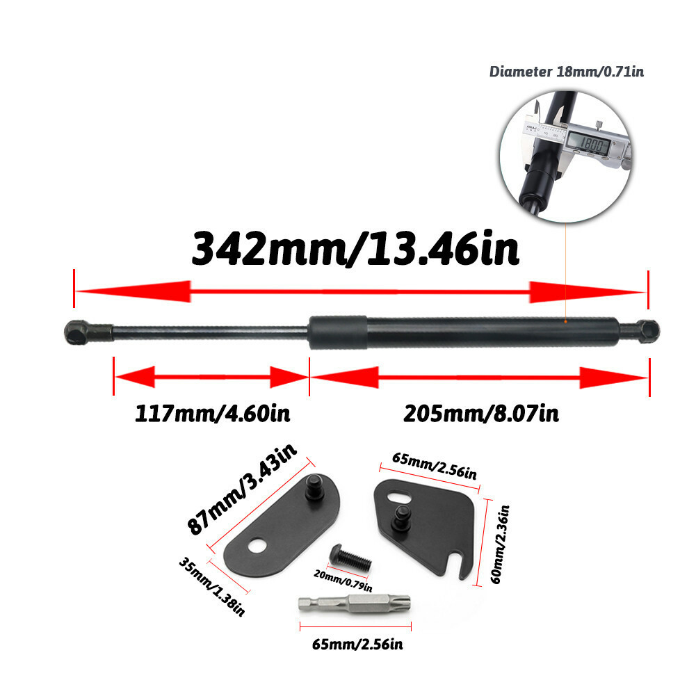 Truck Tailgate Assist Shock Strut Bar For 2015-2022 Ford F-150 Lift Support Set