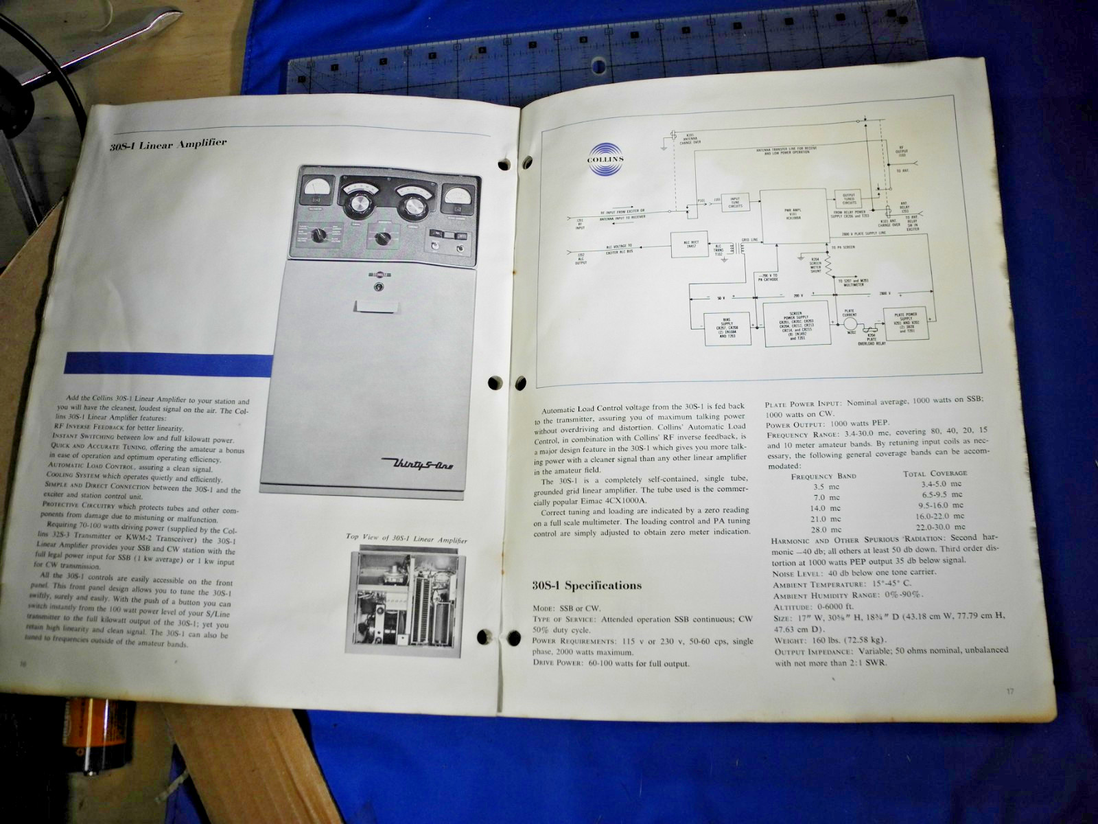 1964 Collins AMATEUR RADIO EQUIPMENT CATALOG No 32 (Free Shipping!)