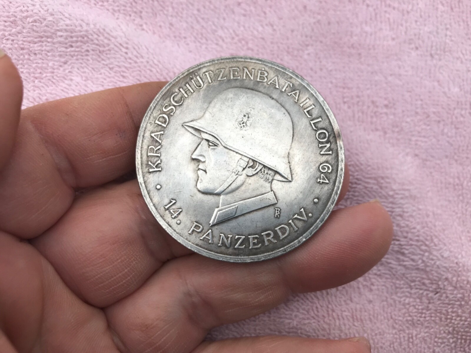 Large 14th Panzer Division Battles GERMAN WWII COMMEMORATIVE COIN