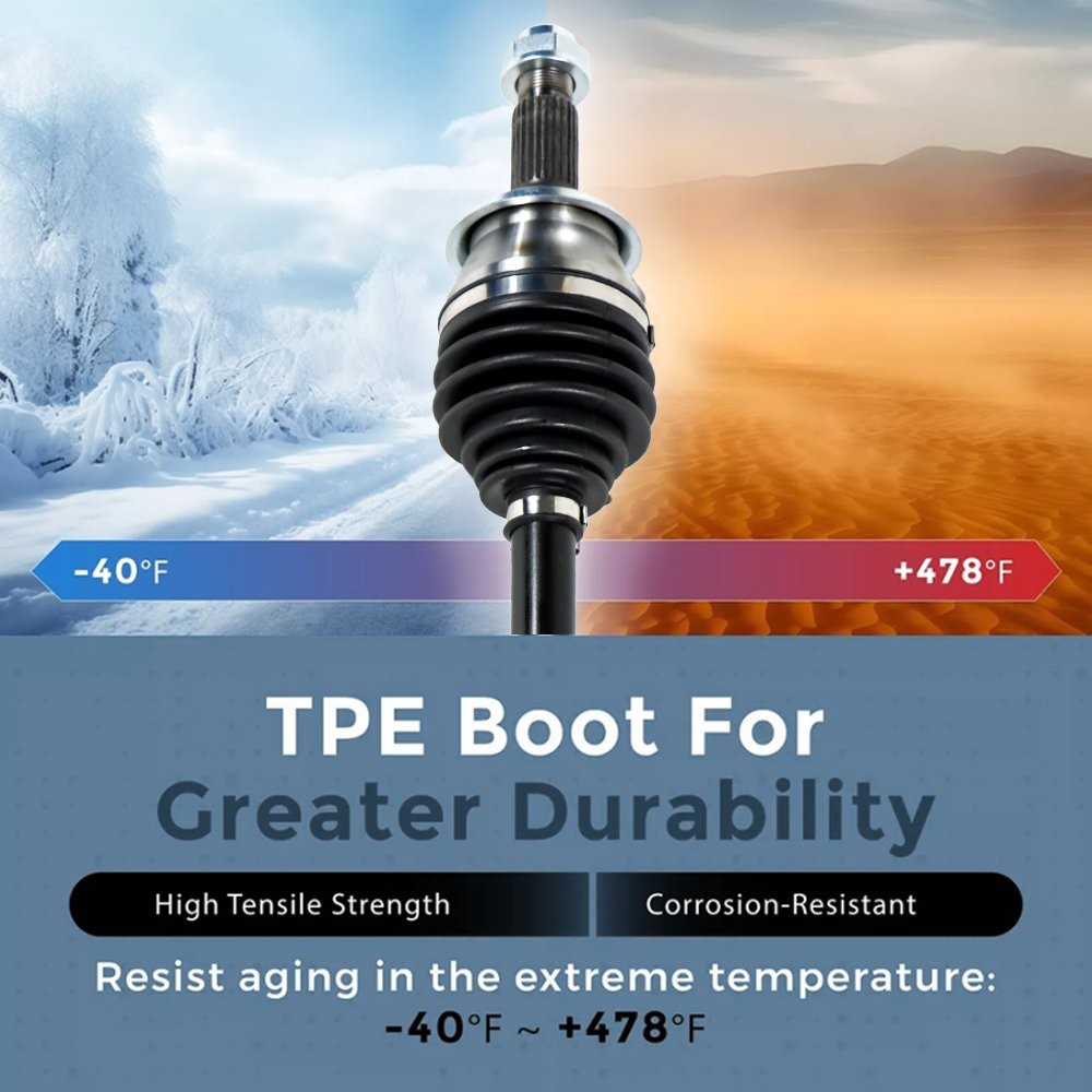 Auto Trans 1.8L Complete Front CV Axle Shaft Assembly for 2006-2015 Honda Civic