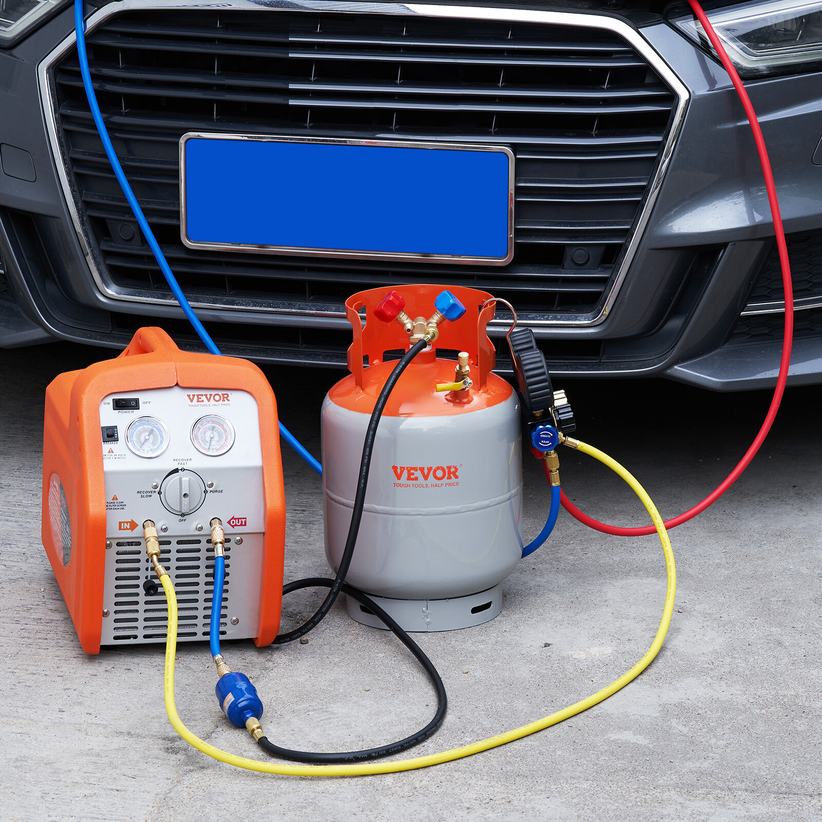 VEVOR Refrigerant Recovery Reclaim 50lb Cylinder Tank 400 PSI liquid Rated