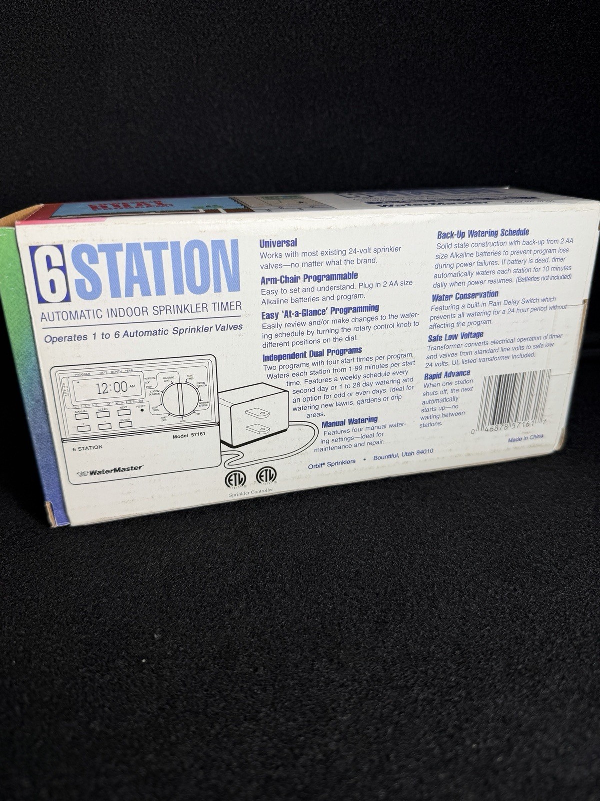 Orbit WaterMaster 6-Station 57161 Outdoor/Indoor Programable Sprinkler Timer