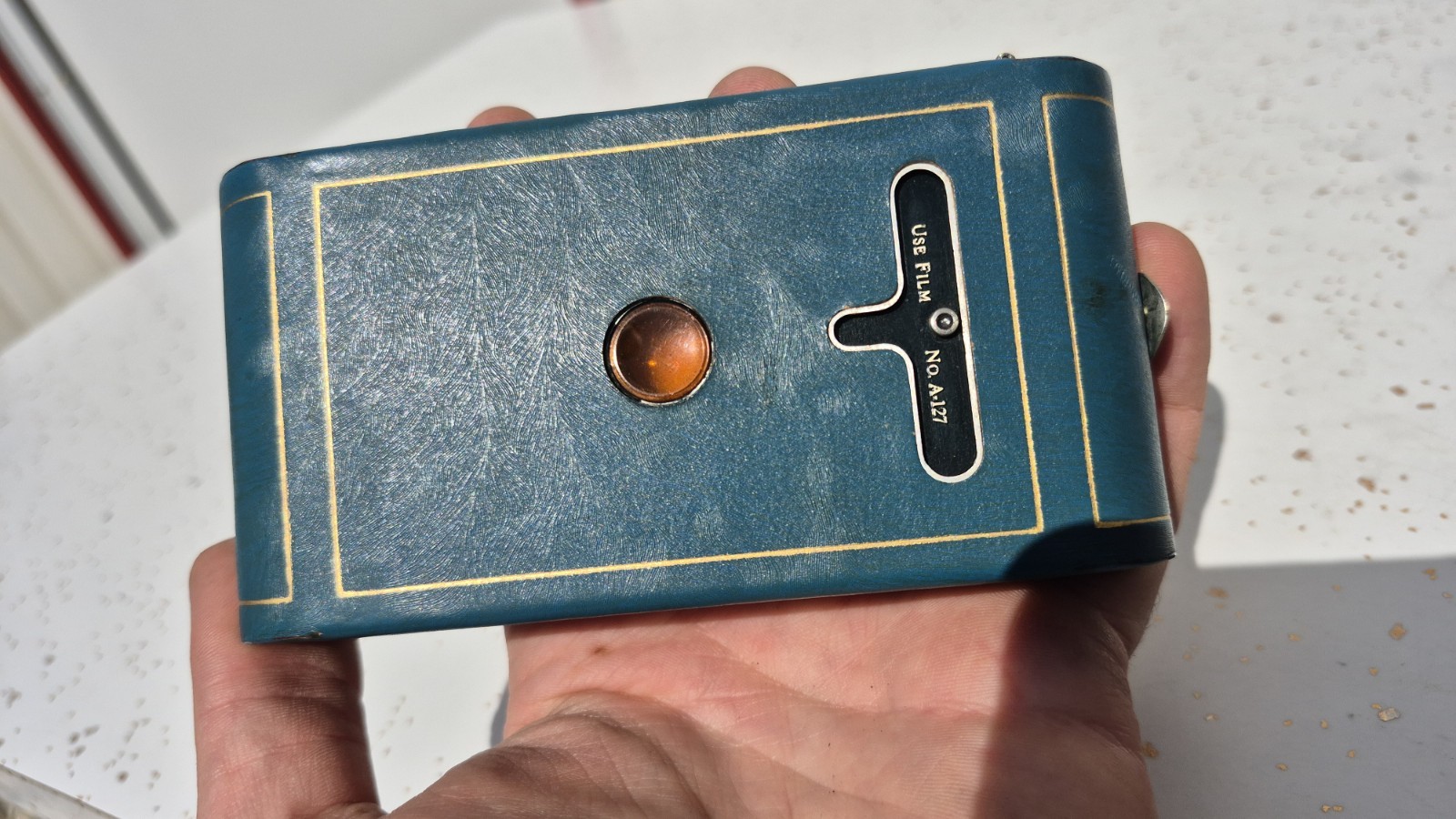 Kodak Eastman Blue Vest Pocket III Folding Bellows Camera