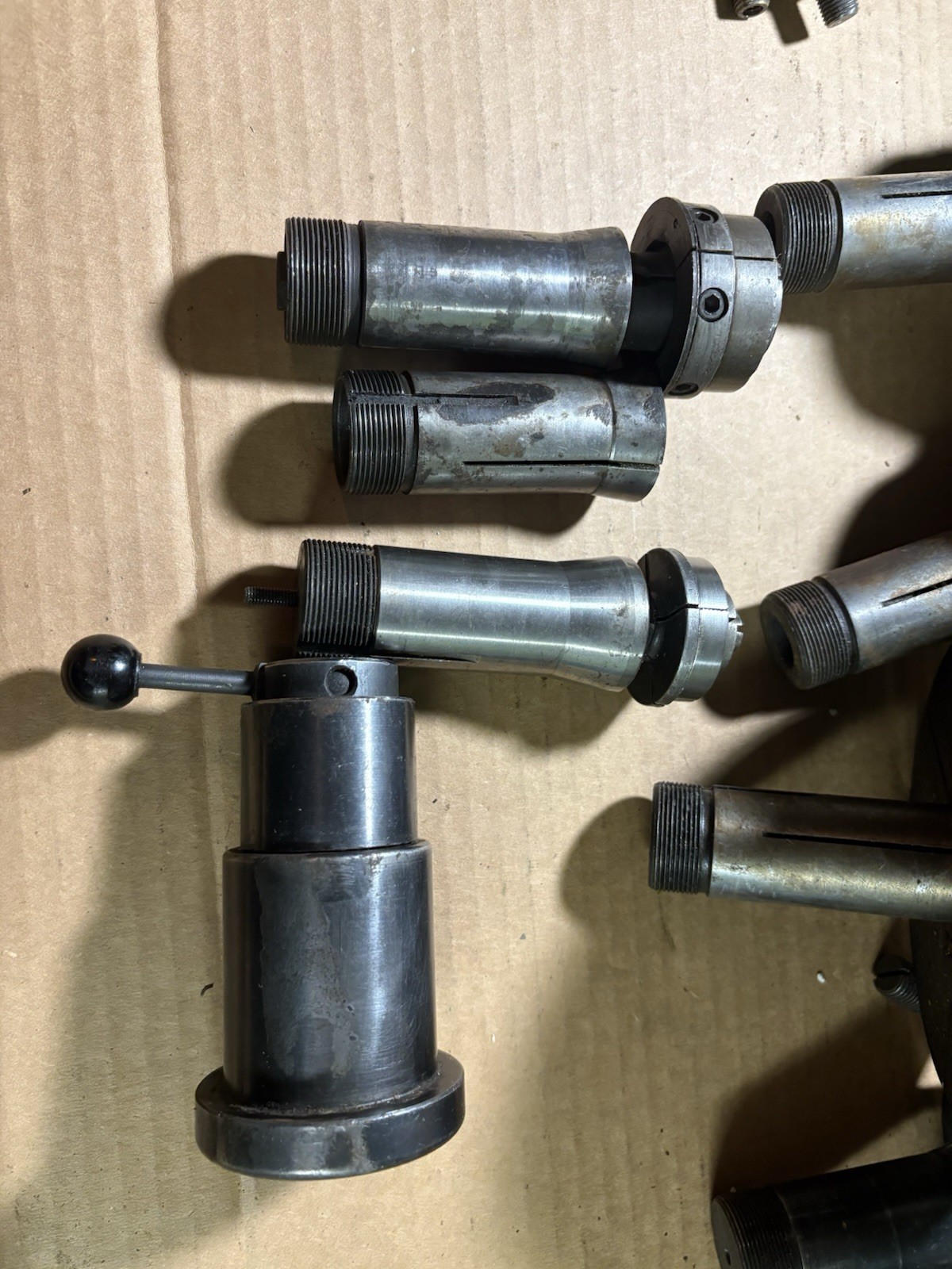 Lot of 5C Emergency and Expanding Collets and Fixture Hardinge others