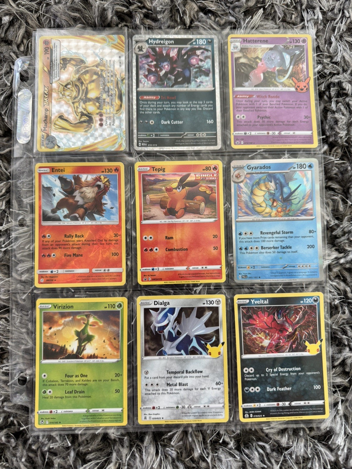 Binder Full 117 Pokemon Cards WOTC Vintage HOLO/ Rev Collection Lot Charizard