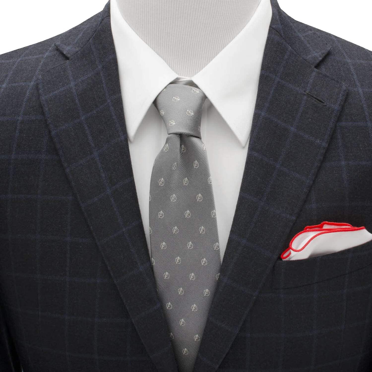 👔 Marvel Avengers Gray Men's Tie