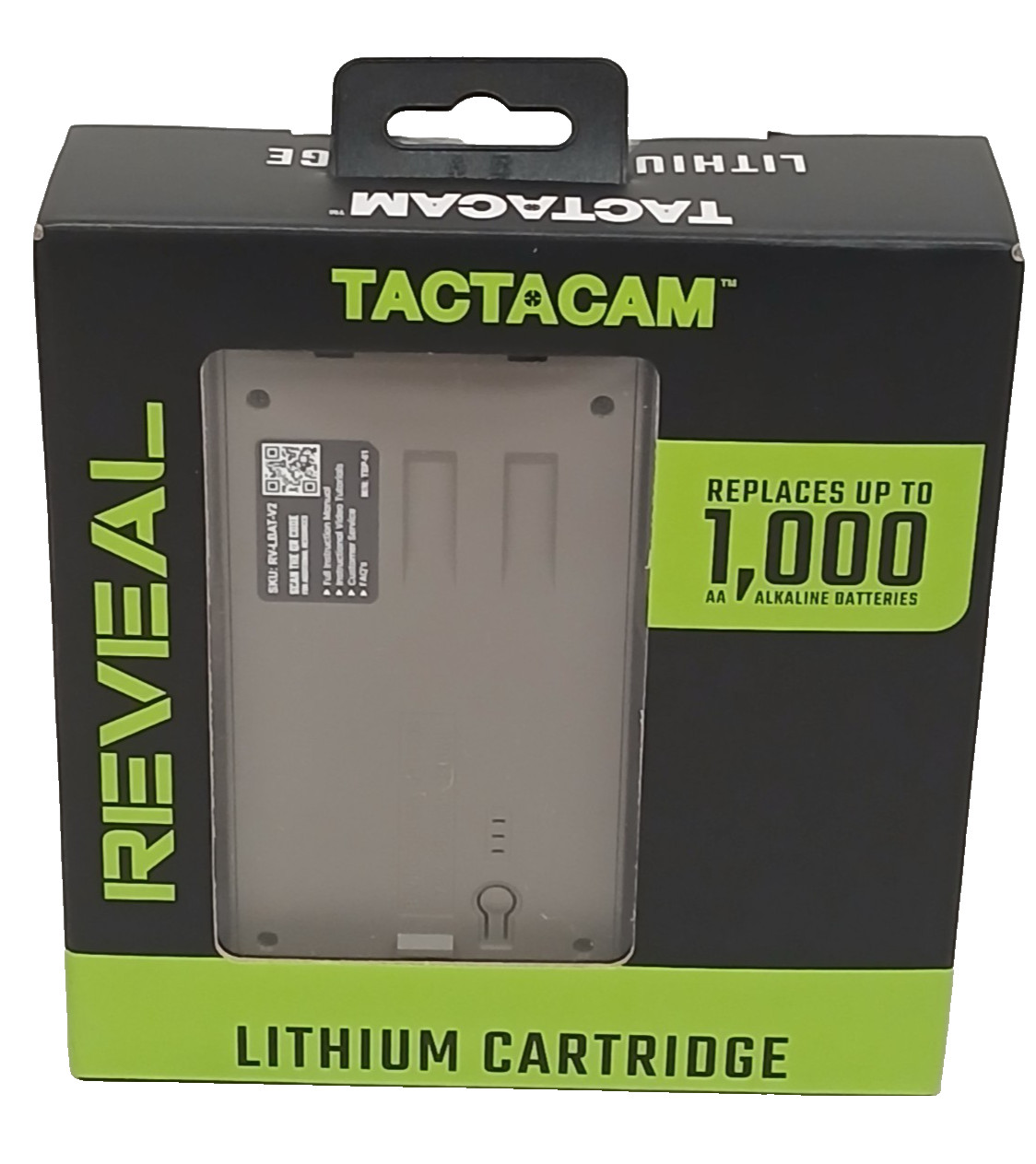 NEW Tactacam Reveal RV-LBAT-V2 Rechargeable Lithium V2 Cartridge Battery Pack