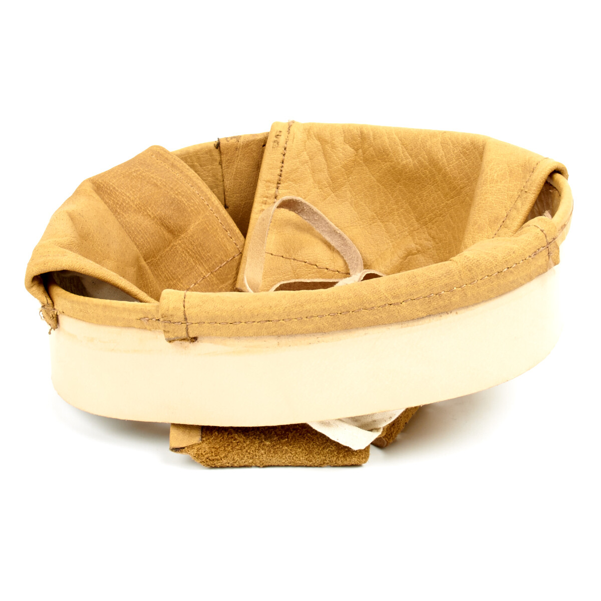 German WWI M16 Helmet Leather Liner - 7 1/2 (60 cm)