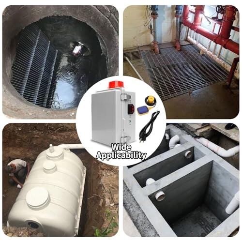 Septic Control Panel with Alarm and Pump Circuit Breaker