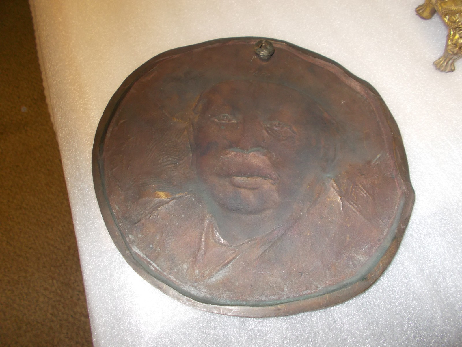 1911 Bronze Plaque Allen Newman (Jno. Williams) FATT
