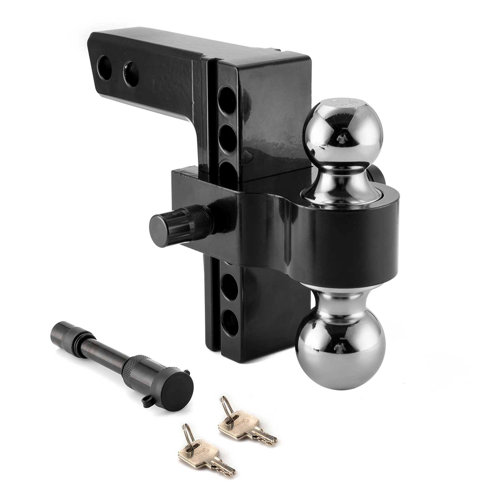 2'' Receiver 6'' Drop Hitch Ball Mount For Chevy Silverado GMC Sierra 1500 2500