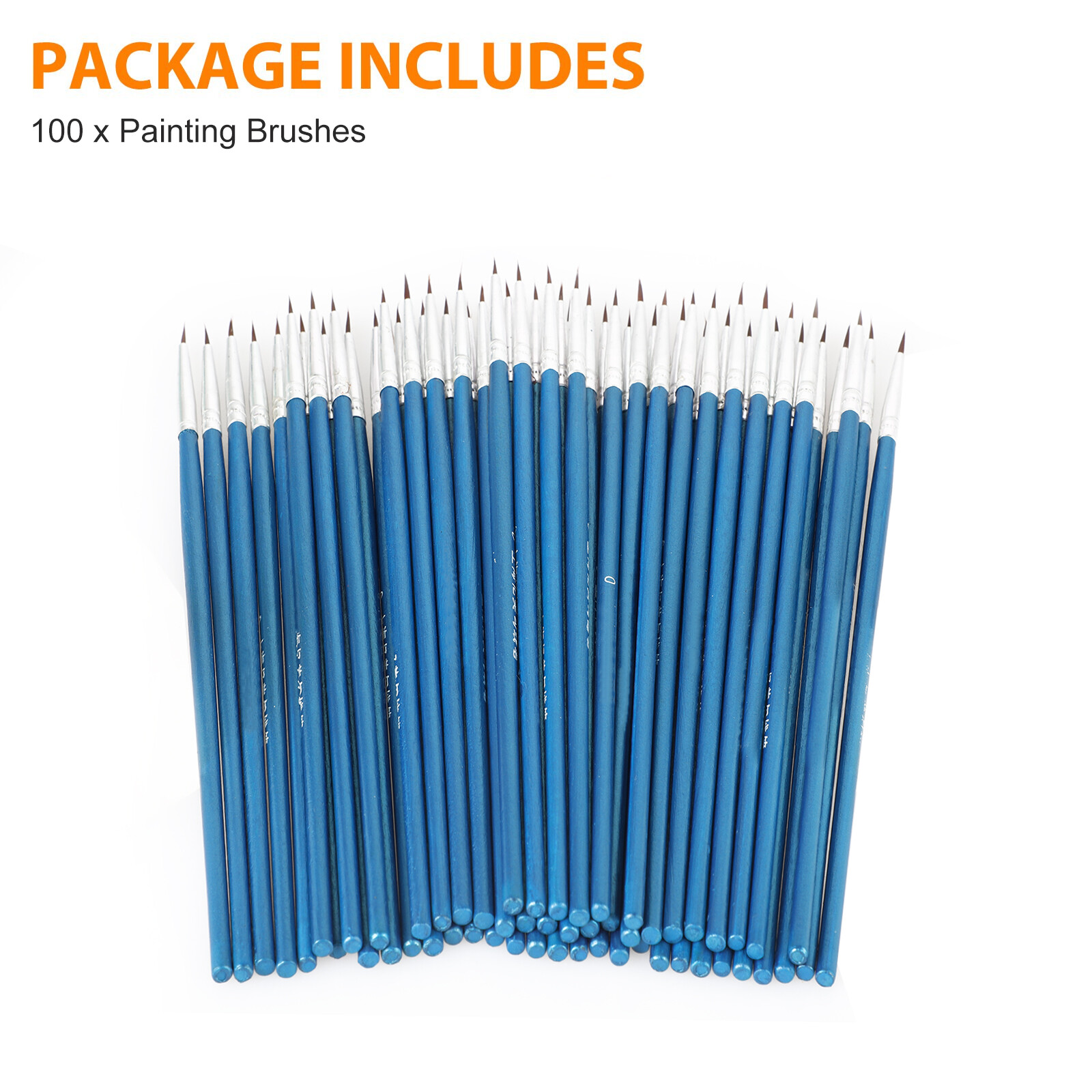 100Pcs Miniature Paint Brush Set Professional Brushes Fine Detail Art Nail Model