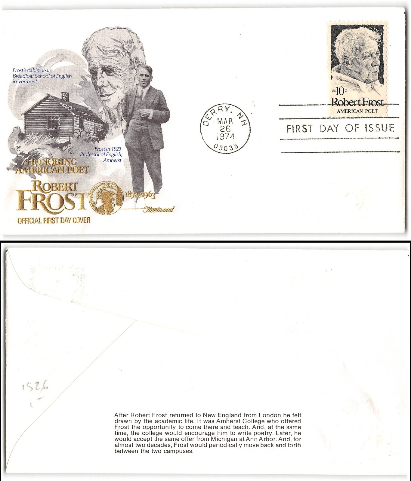 US #1526 FDC, 1974, Fleetwood