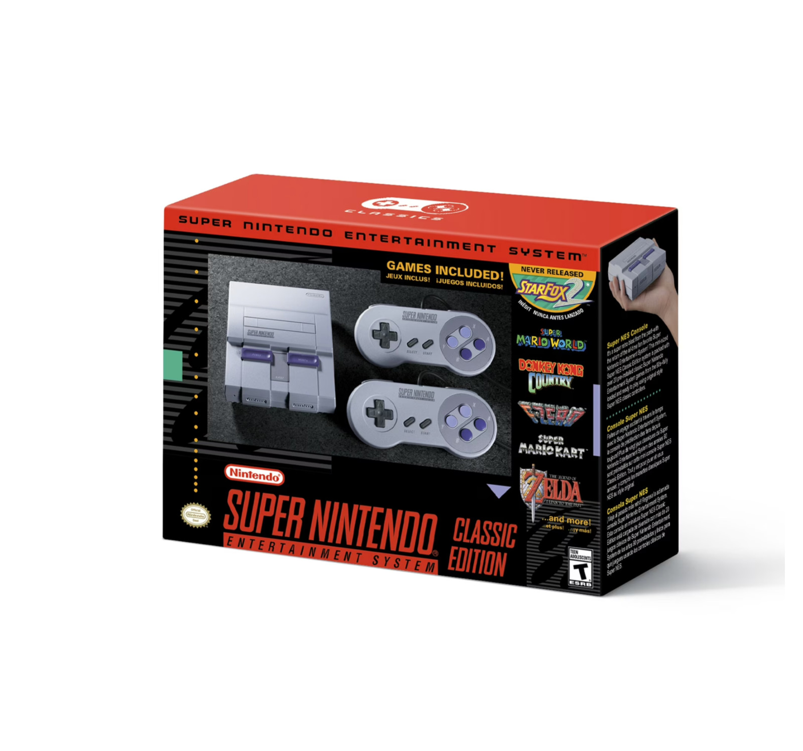 Nintendo Super NES Mini Classic Edition Control Deck - Gray(Limited Edition)