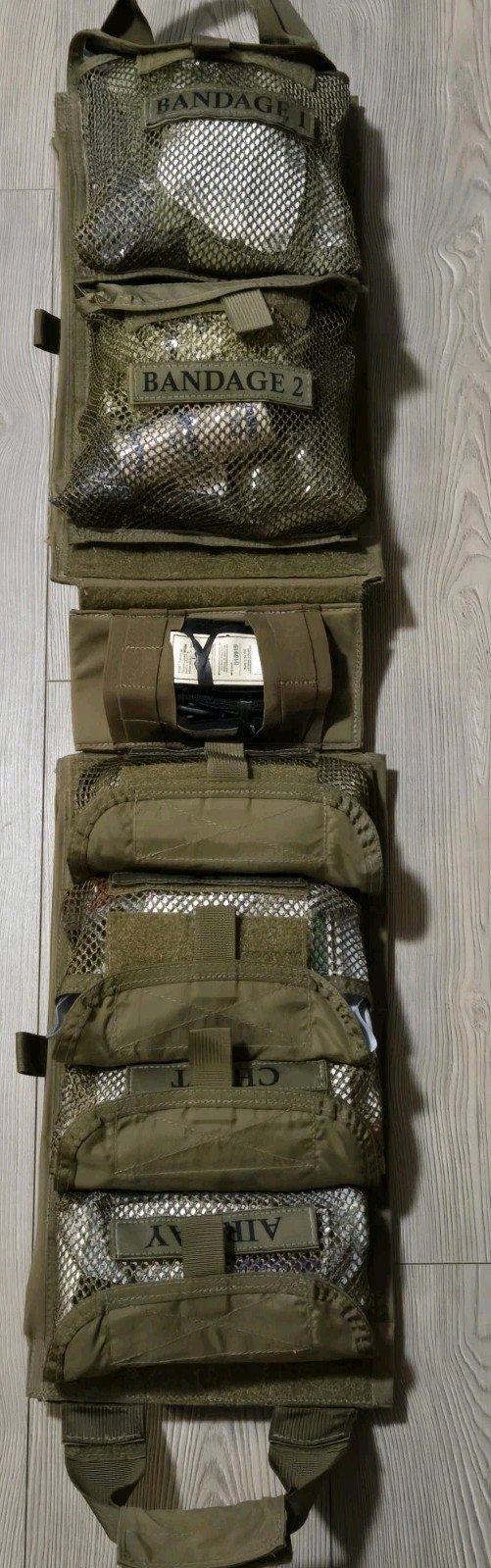 Tactical Medical Insert Panel Kit Military Medic Coyote Brown Official Gear