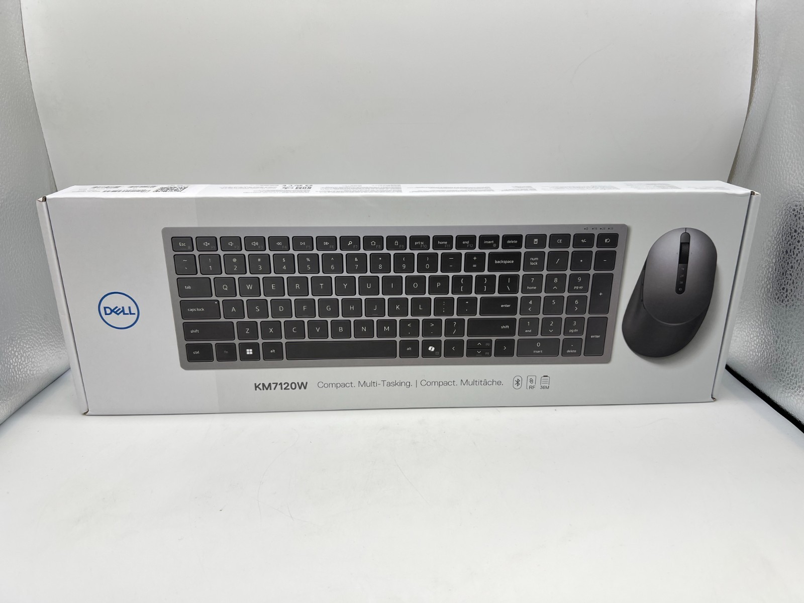 New Dell KM7120W Wireless Full Size Switch Keyboard and Mouse Bundle Titan Gray