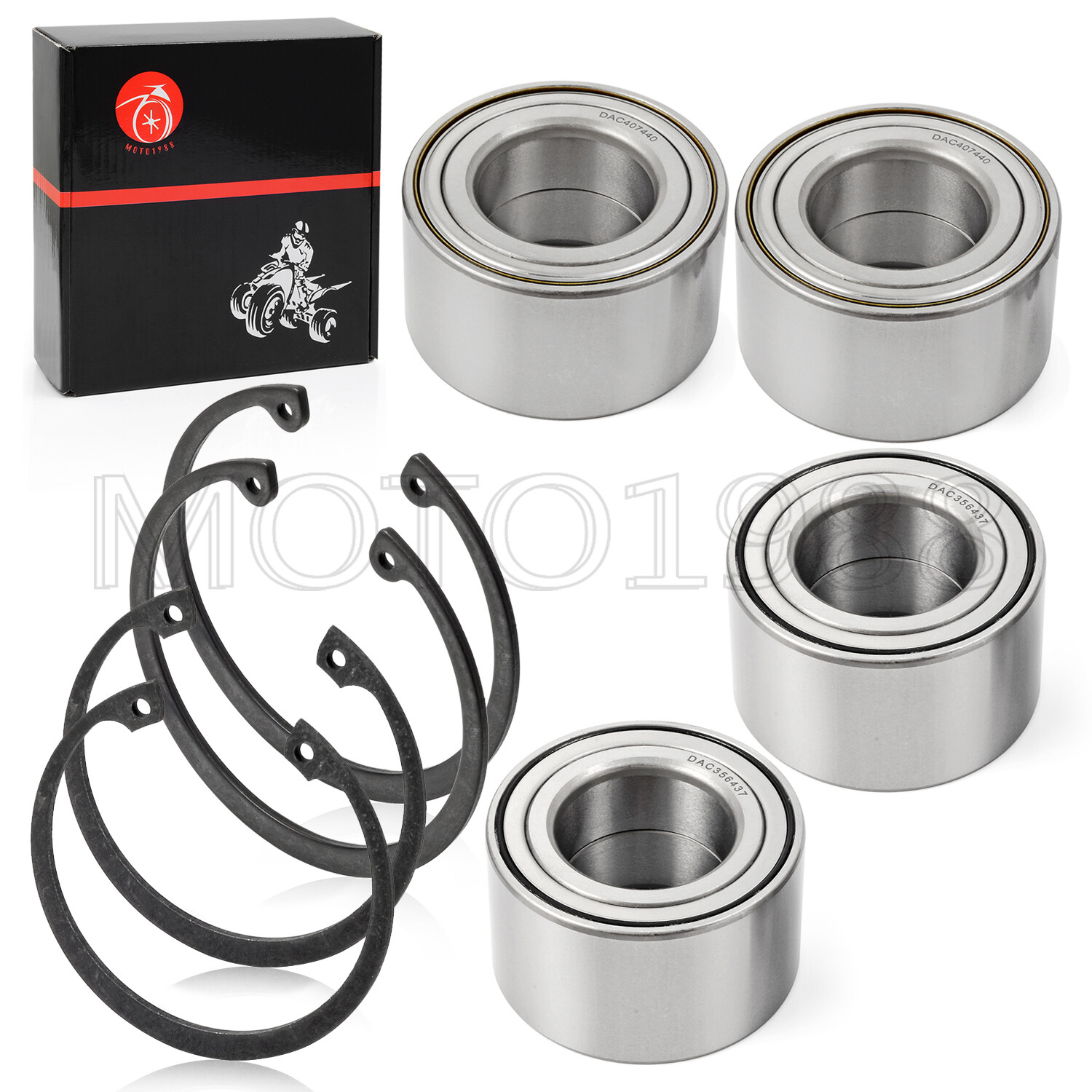 Front Rear Wheel Bearings For Polaris Sportsman 400 450 500 570 600 700 800 ACE