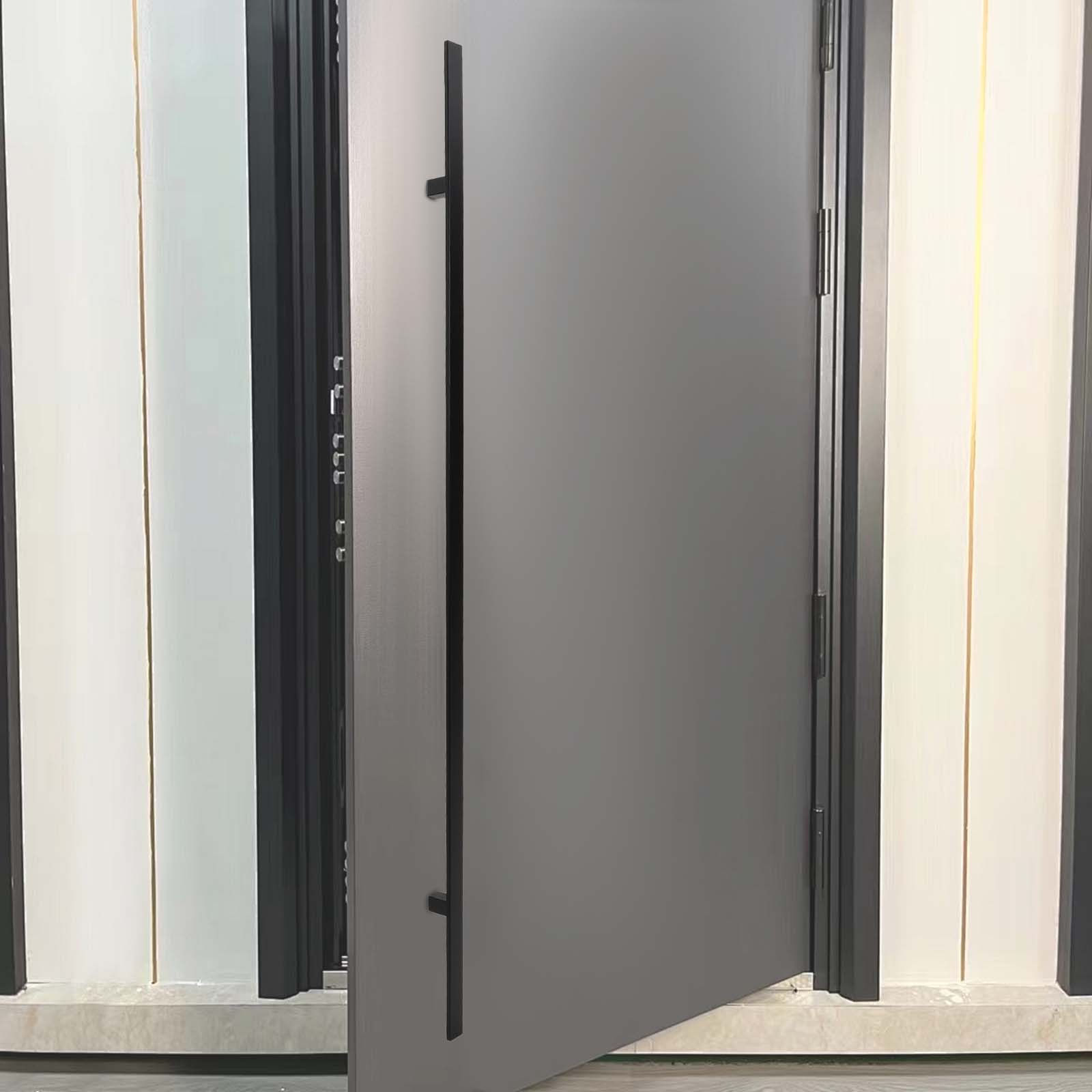 Dual Sided Push Pull Door Handle H-Shaped Stainless Handle Sliding Door Handle