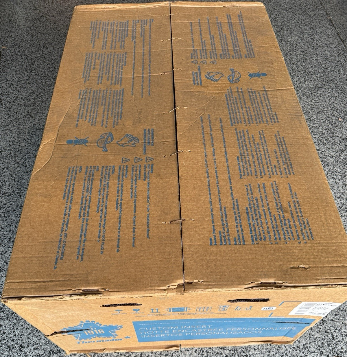 Thermador Professional Series 36" Custom Insert Smart Range Hood VCIN36GWS