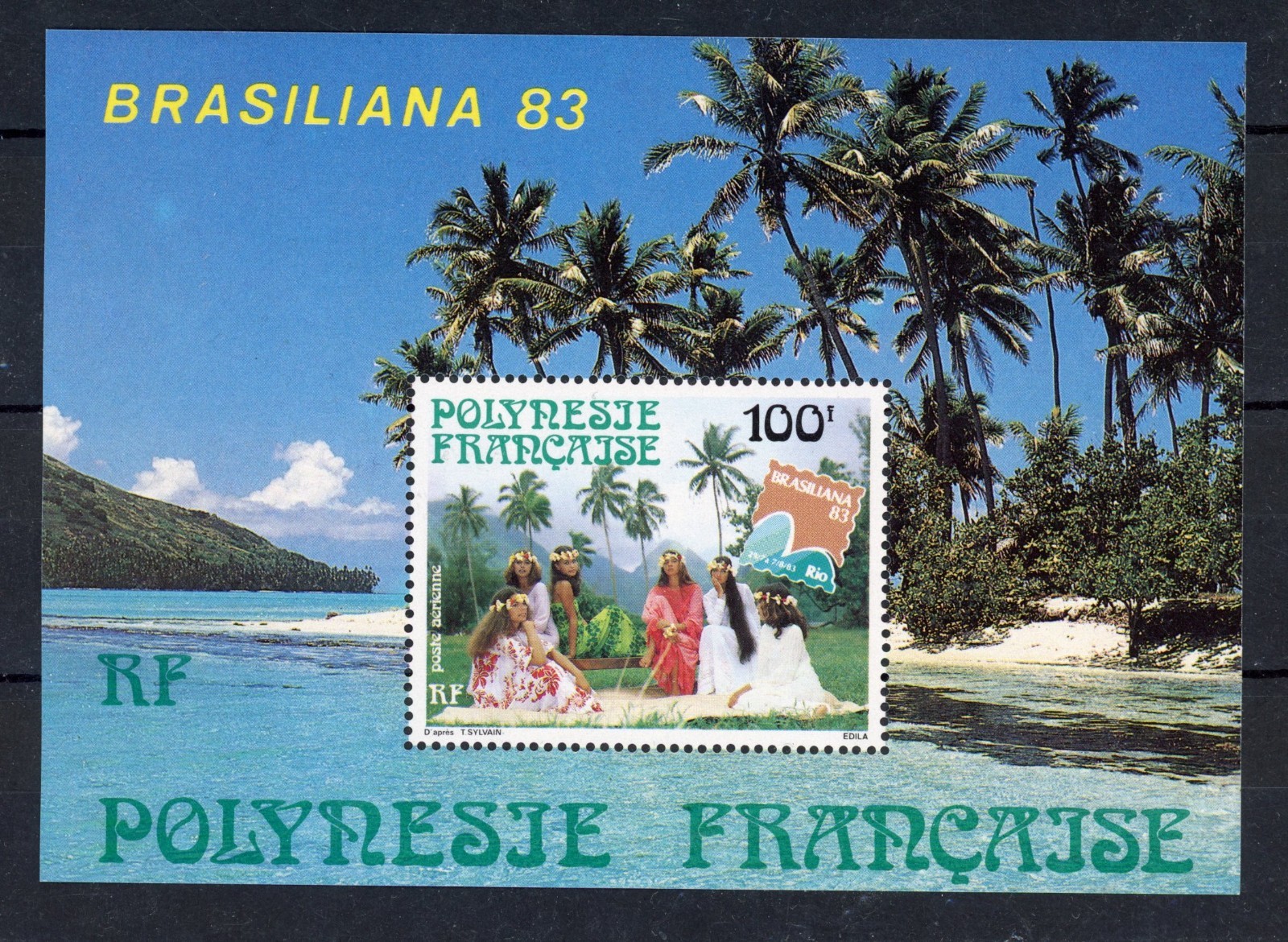 Polynesia 1983 : Brasiliana / Landscapes - Good Very Fine MNH Sheet