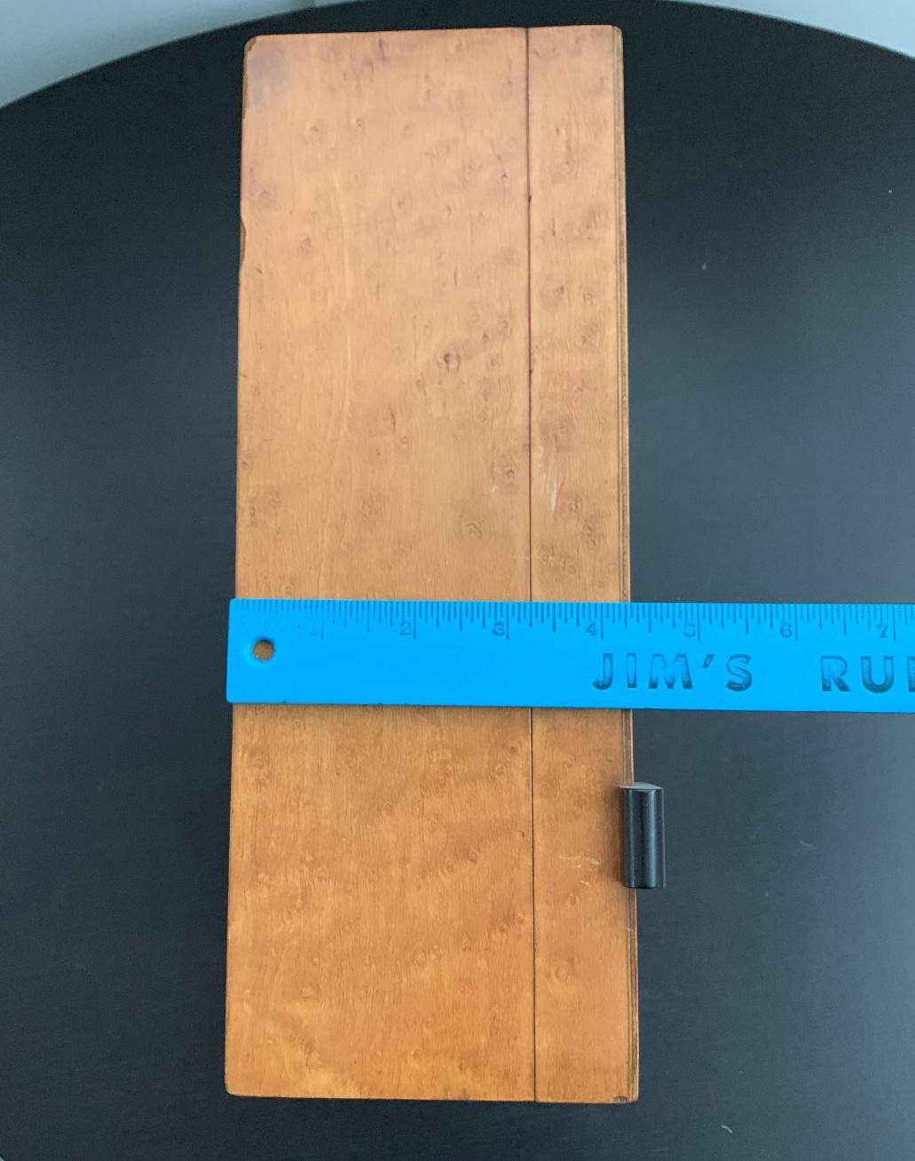 1930s Art Deco Barber Shop Cabinet Circle Glass Birdseye Maple Burton Chicago