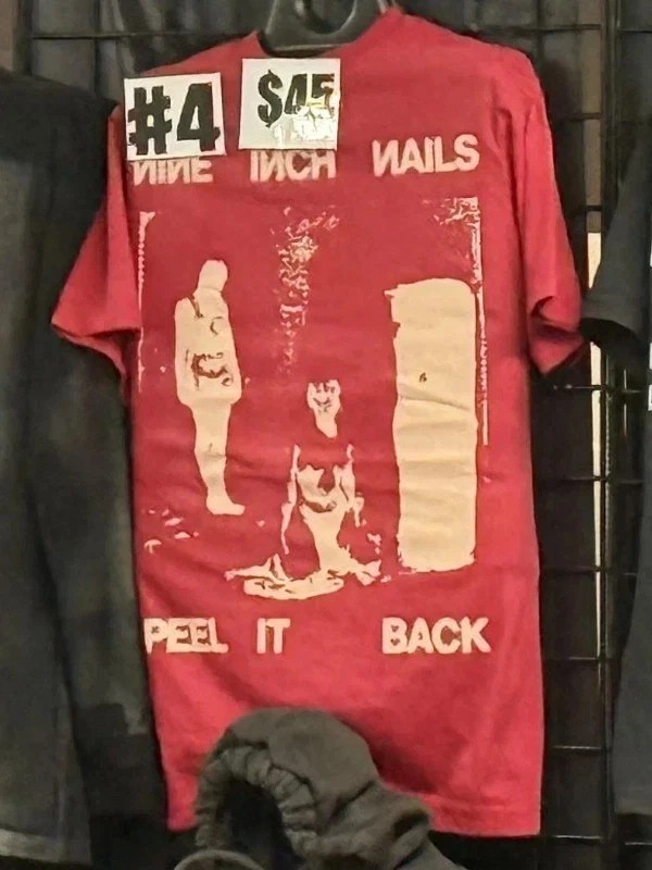 Nine Inch Nails NIN Peel It Back Tour 2026 Merch reprint T-Shirt, FAST SHIP
