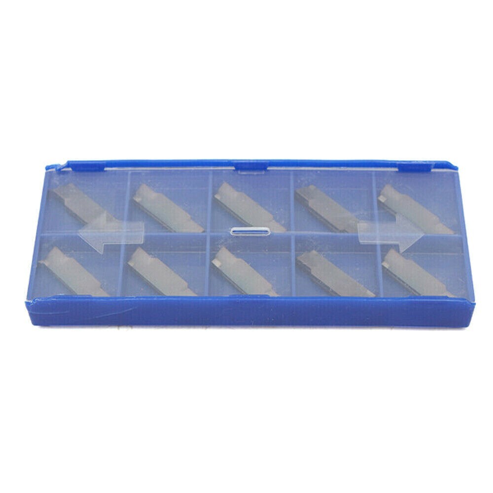 Lathe Cut-Off Grooving Parting Tool Holder+ 10pcs MGMN300 Insert Blades + Wrench