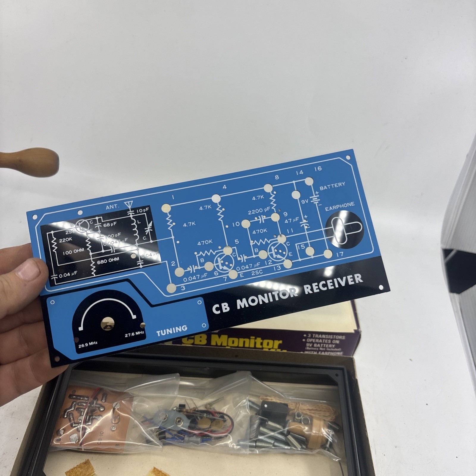 science fair cb monitor receiver kit 28-238 brand new unused