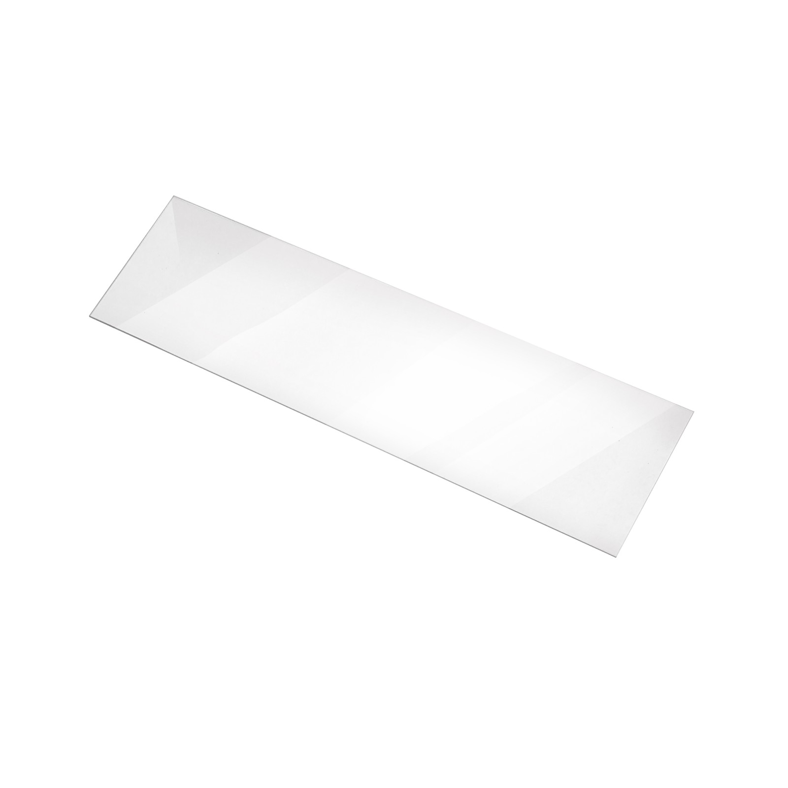 SSWBasics Tempered Glass Shelf - 12"W x 24"L x 3/16" - Set of 2