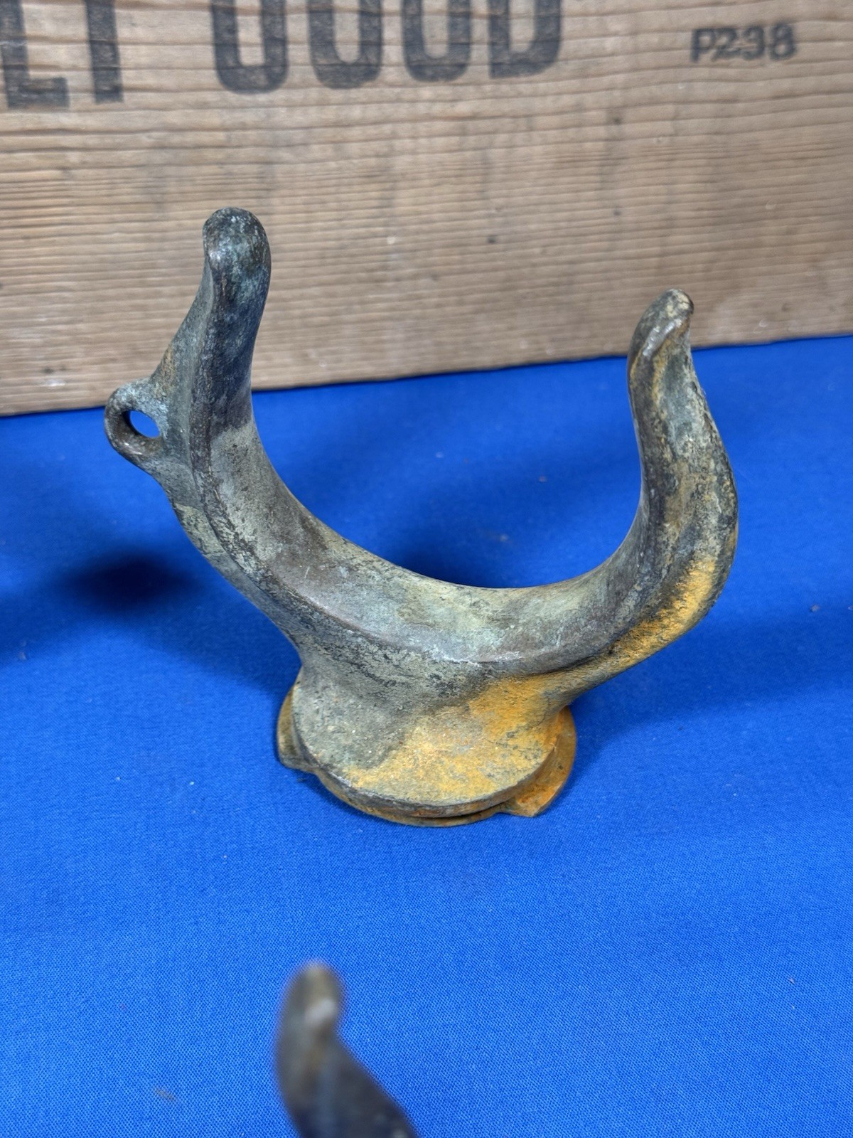 5 Vintage Oar Locks ~ 3 Bronze & 2 Galvanized ~ Belfast, ME Estate Find