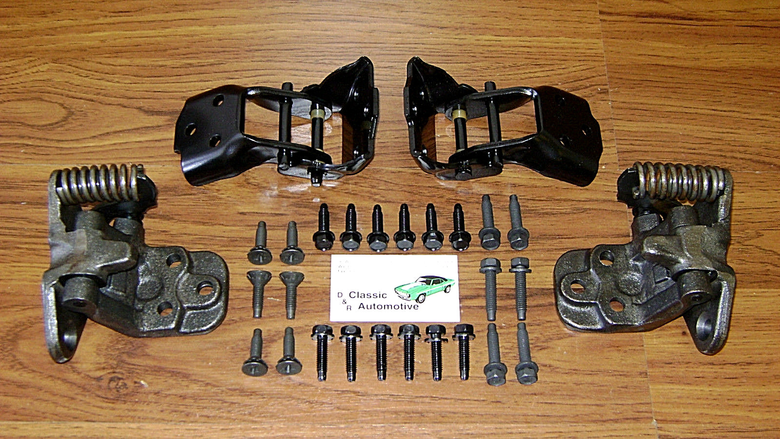 Door Hinge Set 28pc w/bolts 66-67 Chevelle Camaro GTO Cutlass Skylark hinges