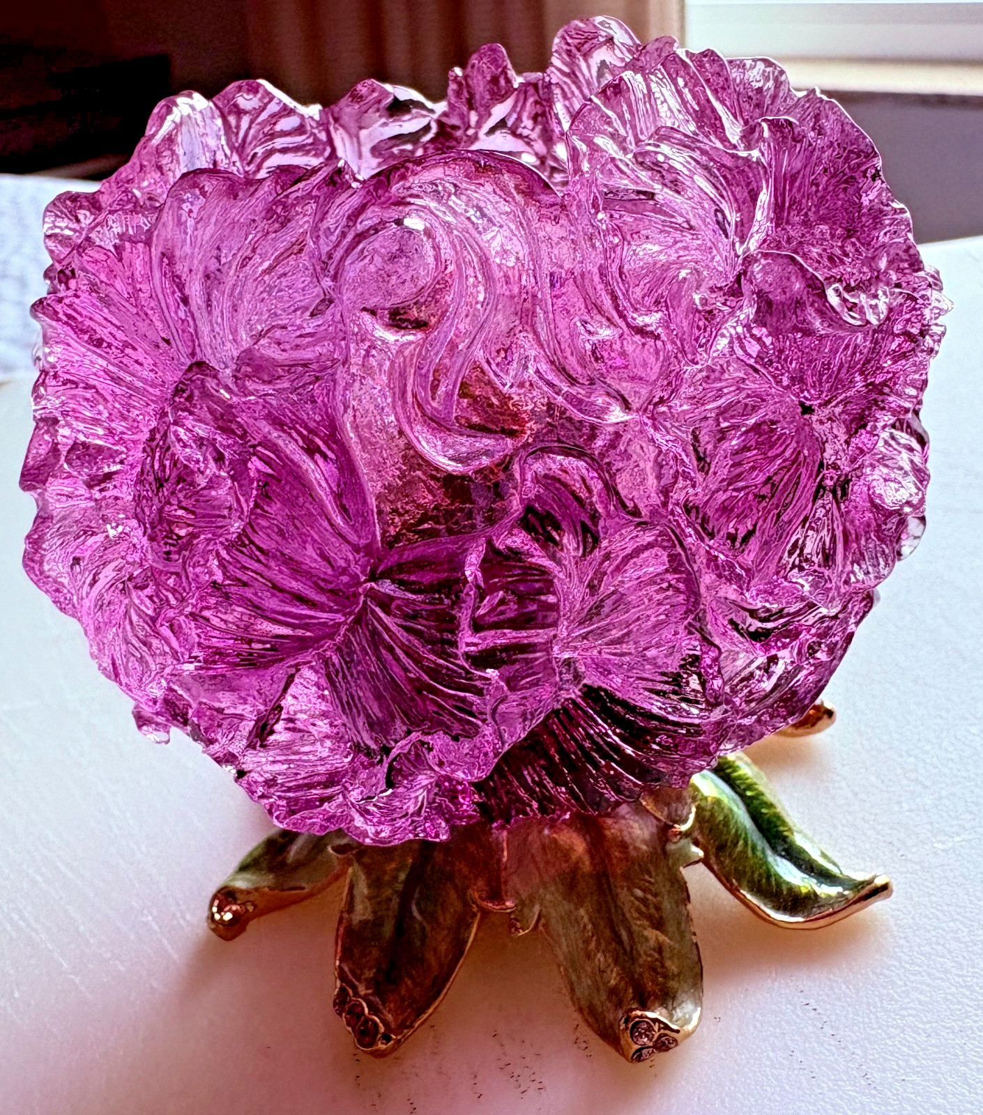 Jay Strongwater Crystal Tealight Holder