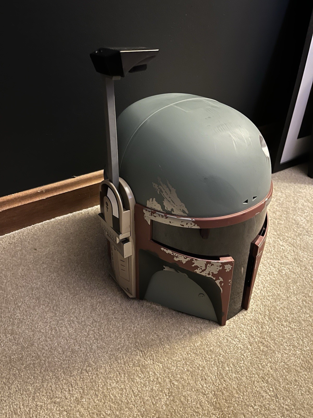 2009 Hasbro Star Wars BOBA FETT Talking Helmet Mandalorian COMPLETE TESTED WORKS