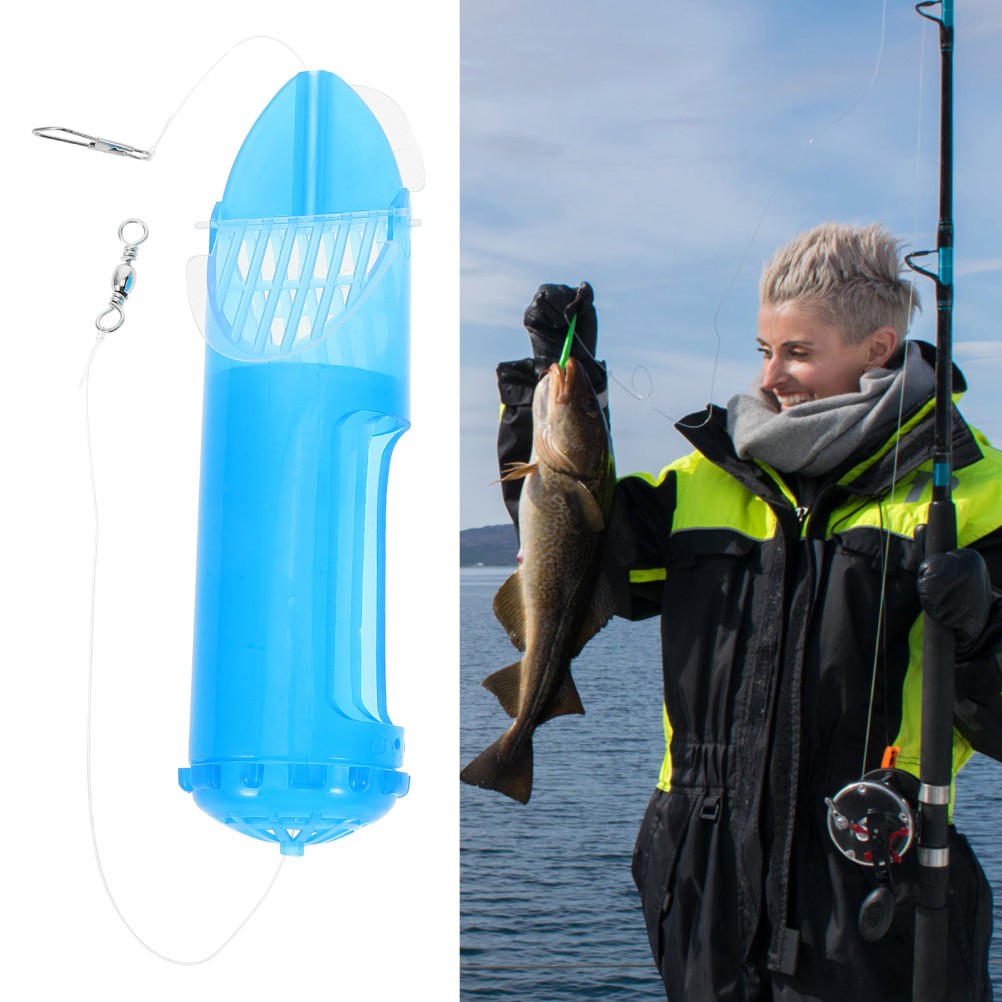 4 Pcs Fishing Bait Storage Basket Carp Method Feeder Cage Clip on Swivel