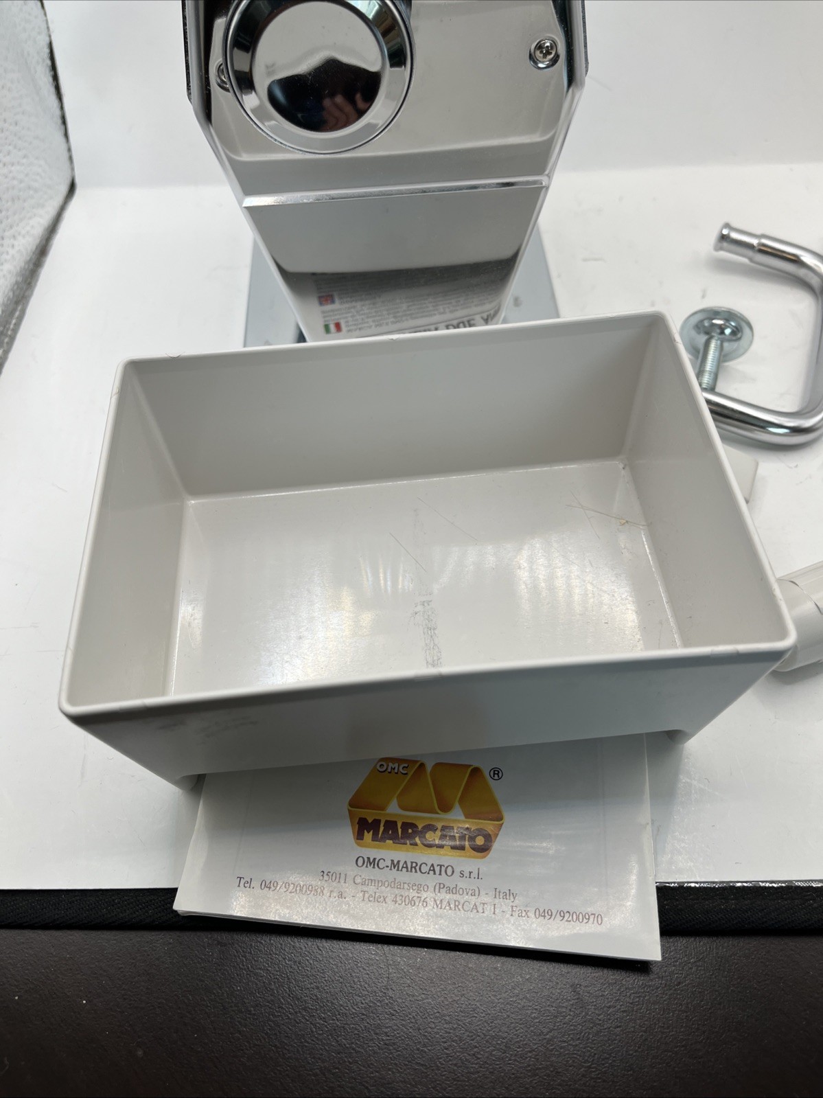 Vintage Marcato Marga Mulino Steel Mill Grain Crusher Grinder Machine Italy EUC