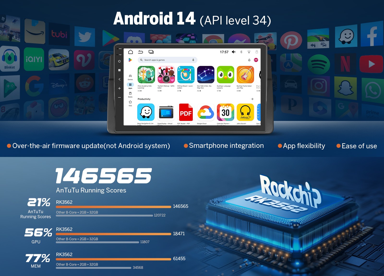 CAM+DVR+9"Android Auto 14 for BMW E46 325i 328i 330i Car Radio Head Unit CarPlay