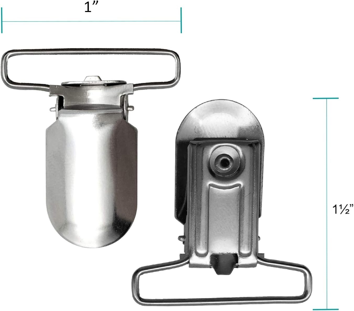 RayTour 20-Piece Men's Suspender Clips: Heavy Duty Bed Sheet Fasteners and Strap