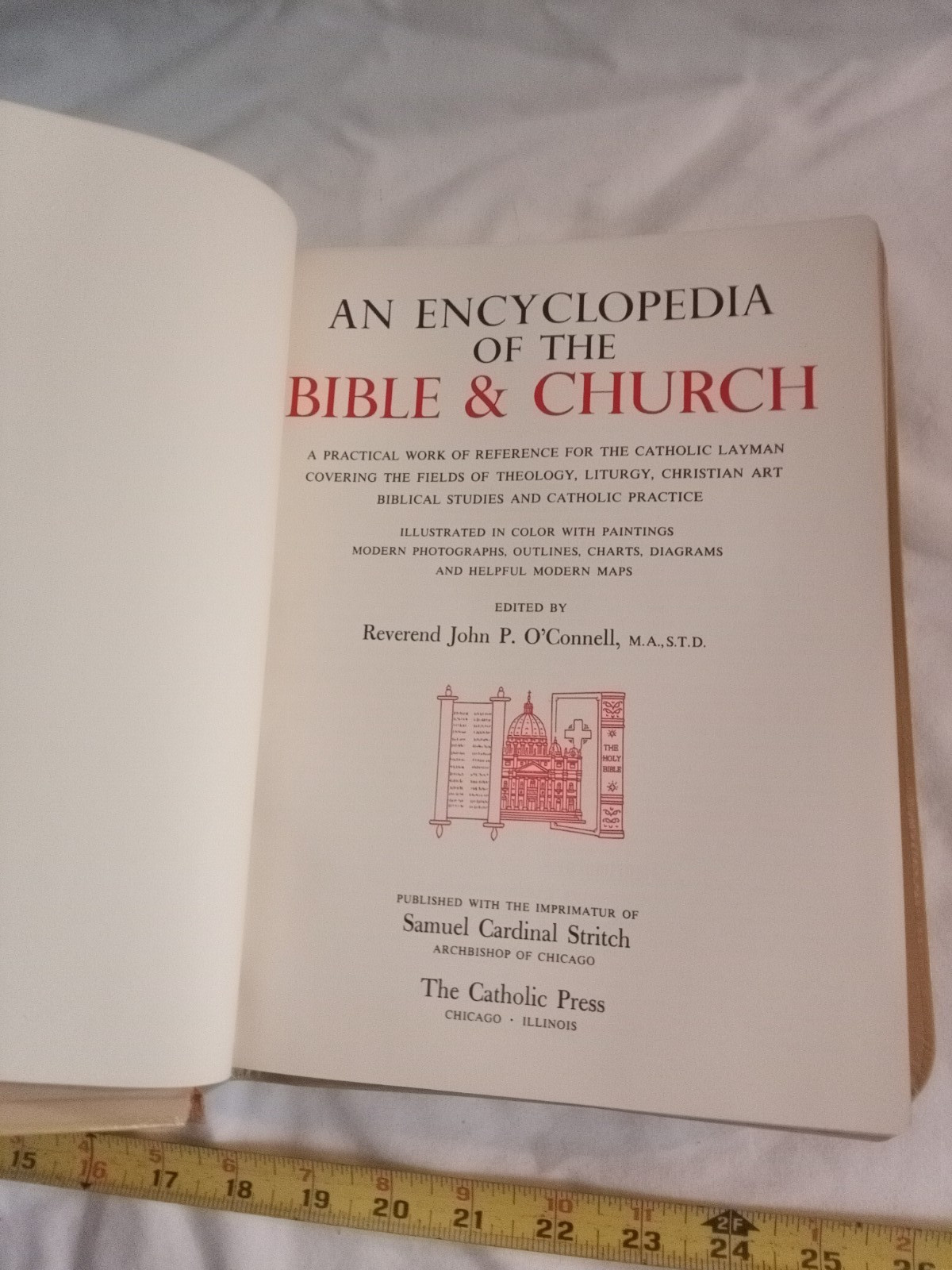 the Catholic encyclopedia of the bible and church w/ Box, 1958.
