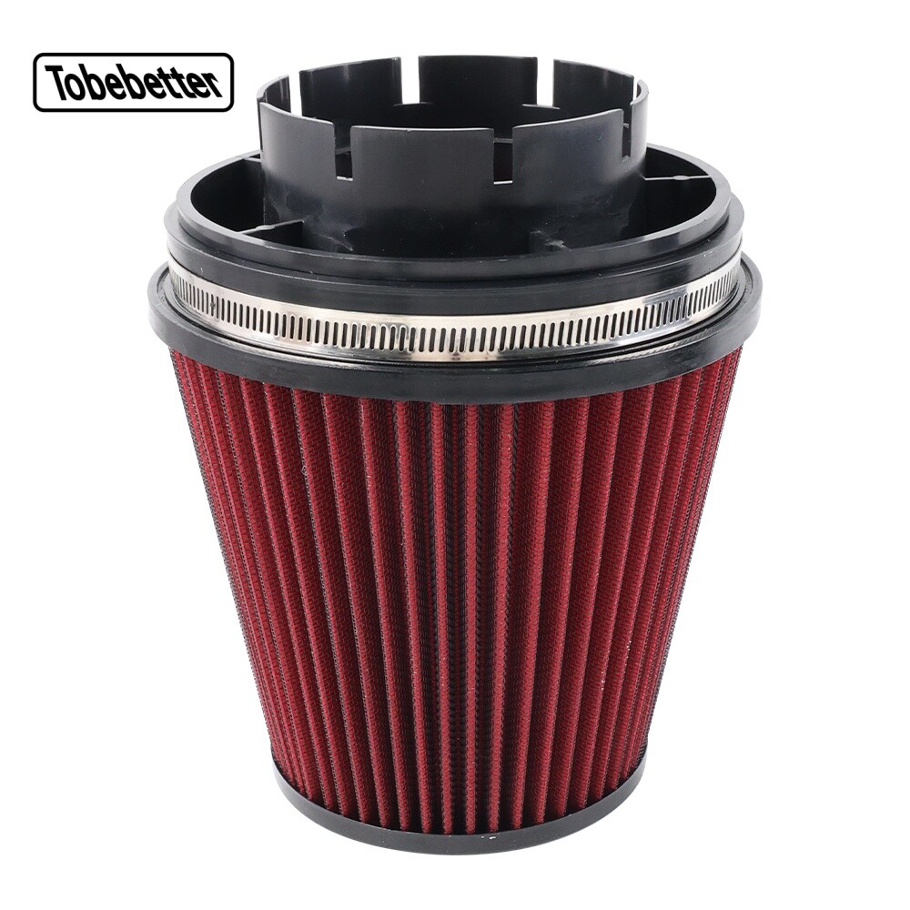 New Air Intake+ Red Filter 4" LS Swap Kit For for LSX LS1 LS2 4.8/5.3/5.7/6.0L