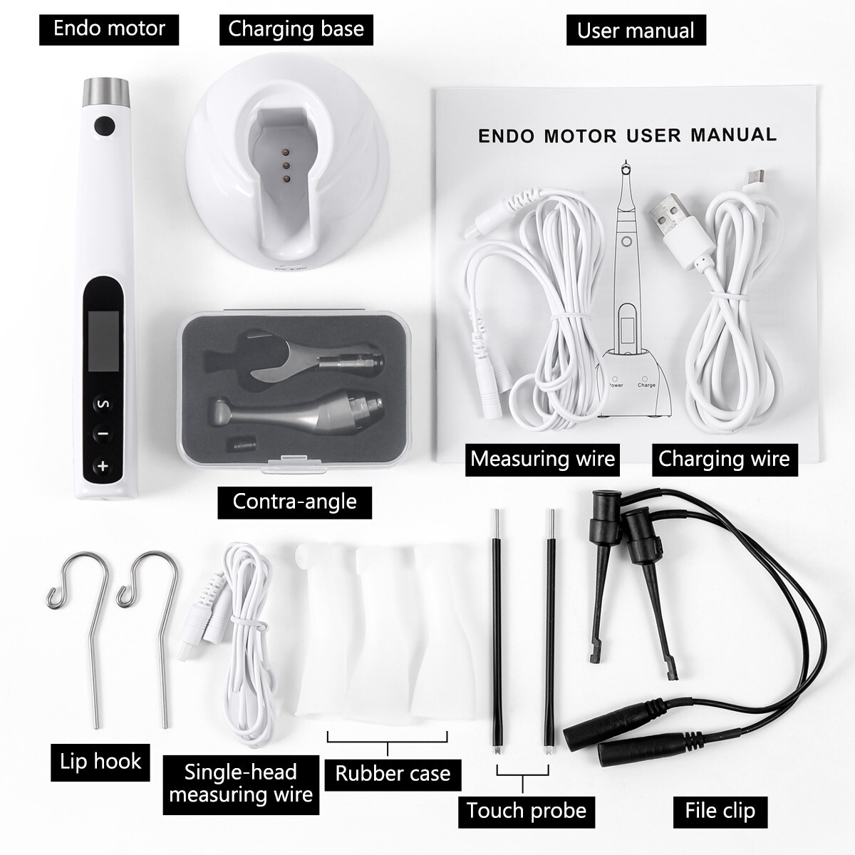 2 in 1 Woodpecker Dental Endo Motor with Apex Locator Root Canal Treatment FDA