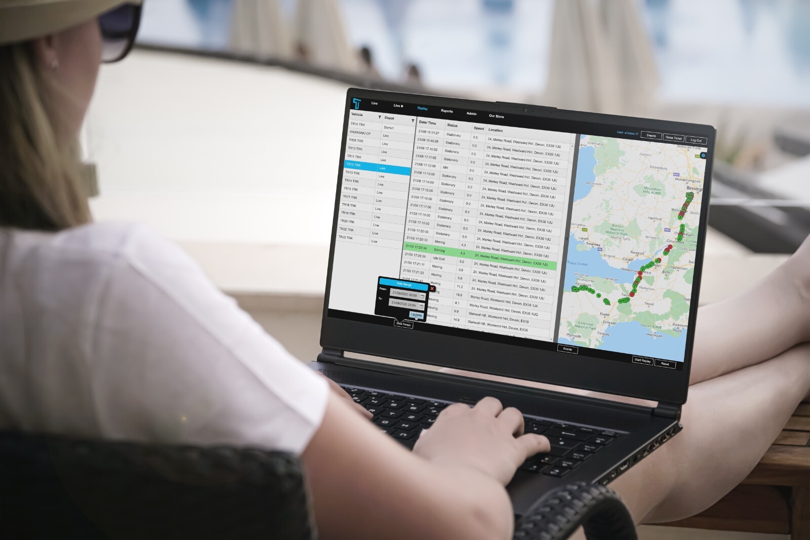 TruTrak 4G GPS Tracker Real Time Vehicle Van Motorbike Caravan Car Tracking PAYG